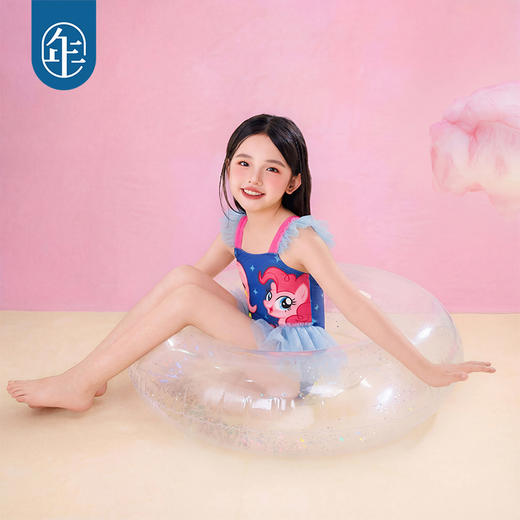 小马宝莉联名年衣童装连体泳衣女童夏季新款儿童女孩卡通可爱泳装 商品图3