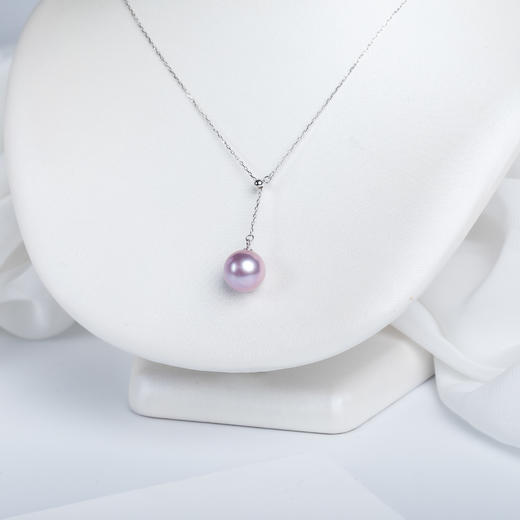 紫色淡水珍珠Y字链DZG126 商品图6