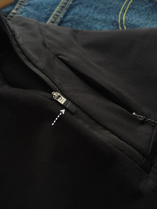 一店k （贸易公司货！）轻户外党本命！吸湿速干小暗格面料！H/H 26年春季新款男士半拉链长袖T恤！ 商品图13