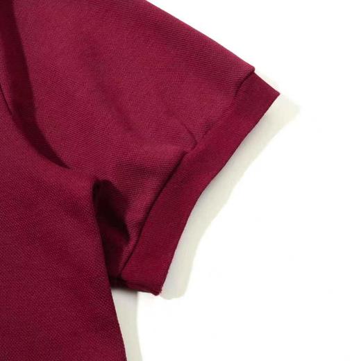 F032529复古简约休闲宽松刺绣字母情侣翻领polo衫短袖T恤 商品图10