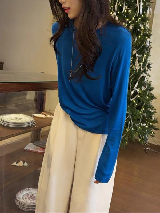 春夏天丝羊毛面膜T恤 商品图12