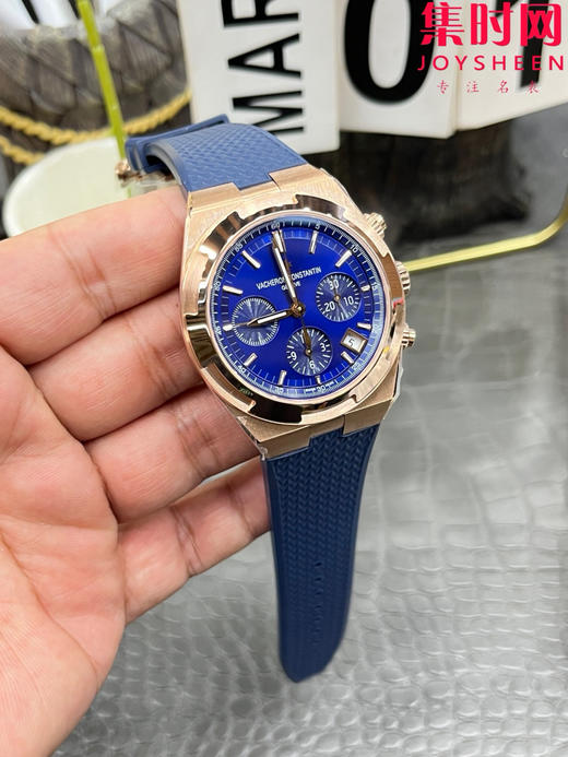 江诗丹顿 Overseas 8F纵横四海计时系列5500V 5520V 男士腕表 表径42.5mm 升级版V3版 搭载7750改Cal.5200自动上链机械机芯 商品图3