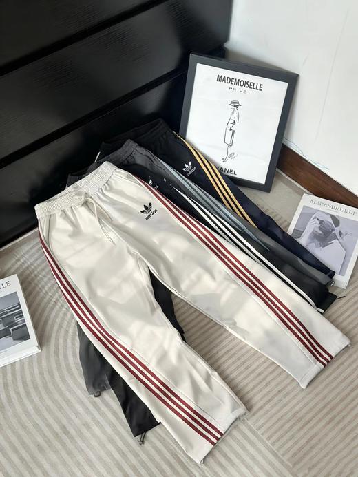 F032557百搭直筒阔腿裤型显瘦百搭休闲长裤条纹运动裤 商品图2