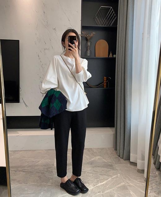 七分灯笼袖宽松T恤 专柜级质感！ 商品图8