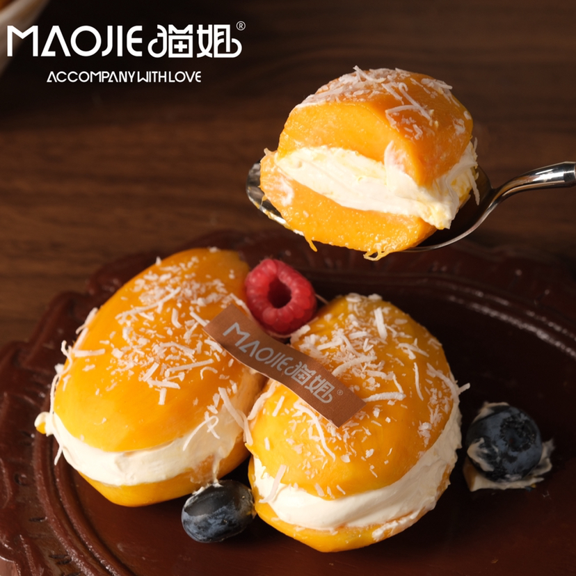 台农芒果冷萃酸奶夹（300g左右）