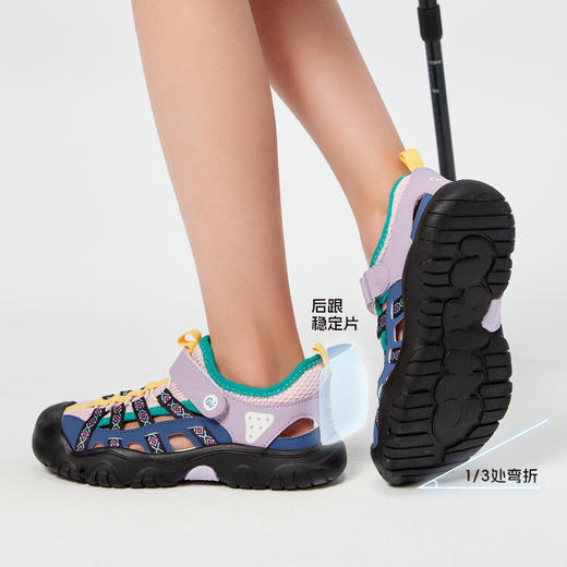 【猫爪徒步系列】SMIBU男女中大童户外登山鞋镂空包头运动凉鞋Z52KB3602【种草号团购】 商品图2