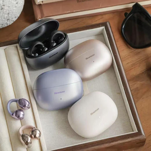 一年质保【Newmine纽曼·S7AI耳夹耳机】品牌直发！30年国货品牌纽曼音质保证，耳夹设计不入耳，摇晃不掉，可扫码验真伪 商品图0