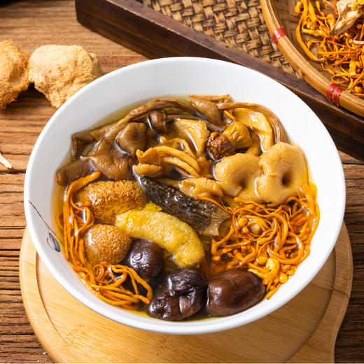 和菜头 鲜出锅云南菌菇汤包（十种菌菇组合装） 100g/袋 商品图1