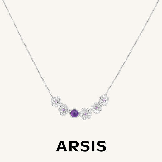 ARSIS 丨 繁绮系列 繁花风影微笑项链 商品图2