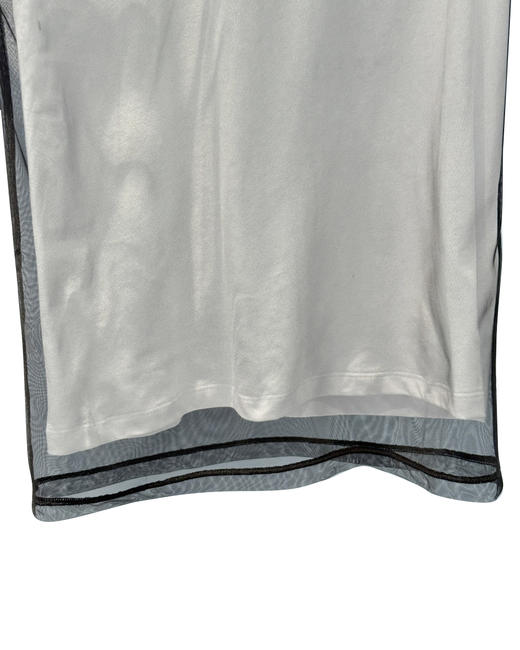 女款假两件网纱拼接短袖T恤he012 商品图2