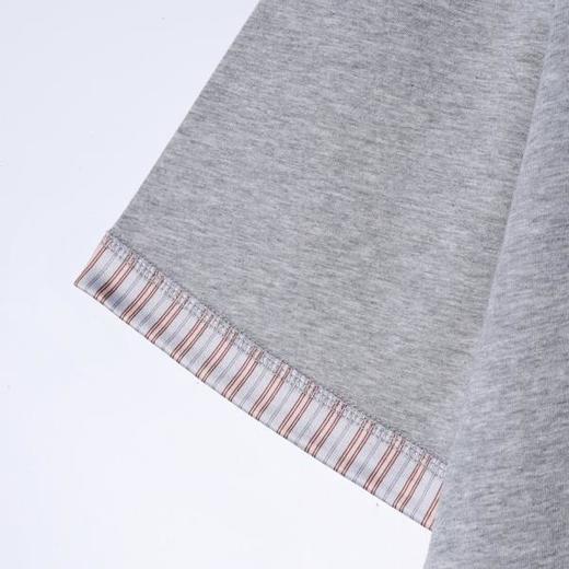 26T242SDSA男装2026新款高贵轻奢潮牌拼接小众设计圆领短袖T恤百搭上衣 商品图3