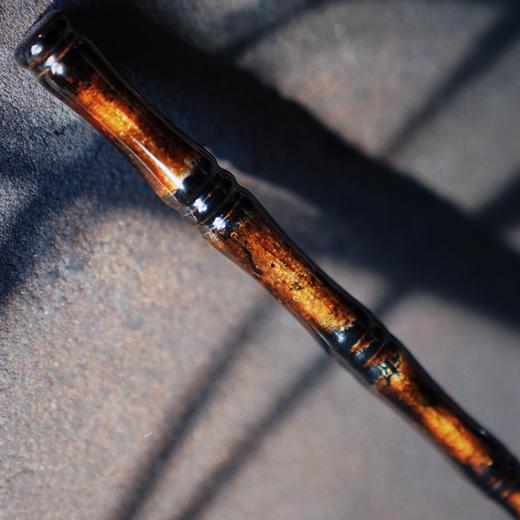 【沉华·醉清风大漆发簪】竹节、银铂金箔螺细、万字纹国风古风汉服 商品图2