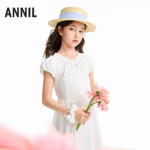 女童短袖连衣裙夏季新款安奈儿童装EG623543 商品图1