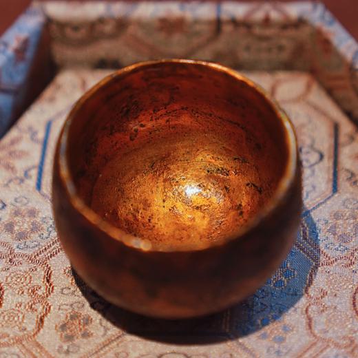 【鹿角金杯大漆主人杯】金箔鹿角霜收藏级非遗手作 商品图7
