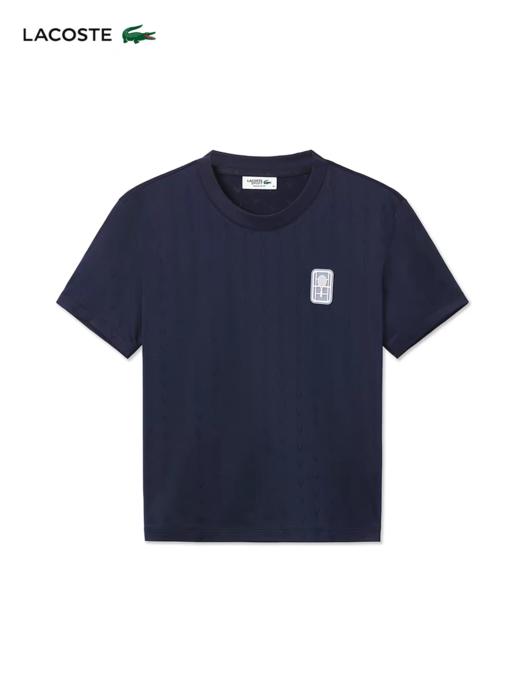 【9.5折】5楼法国鳄鱼LACOSTE女装26春夏新款弹力速干简约短袖圆领T恤|TF2543-98吊牌价590折后价561 商品图0