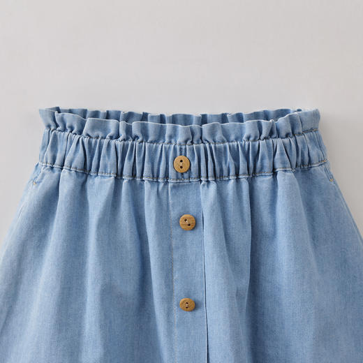 马克珍妮时髦百搭女童A版牛仔半裙2026年夏装新款560715 商品图2