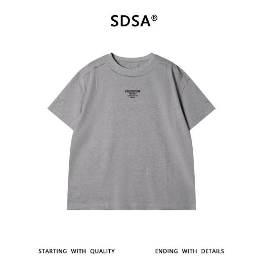 7702SDSA男装2026新款高贵轻奢美式简约印花字母圆领短袖T恤百搭时尚 商品图1