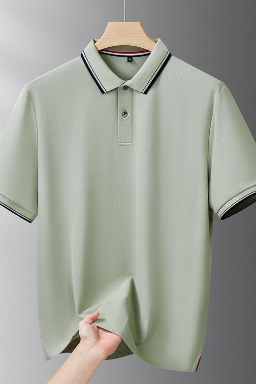 【DDS】大依优型大码男装夏季POLO衫短袖棉质亲肤透气商务休闲短袖上衣 商品图5