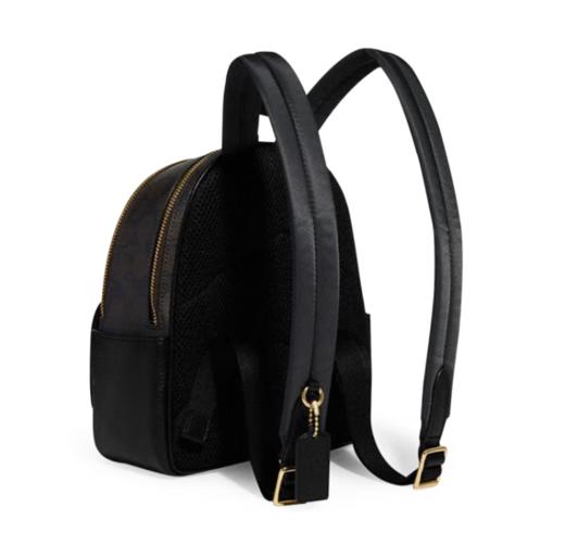 【经典双肩】COACH/蔻驰 新款花双肩包Court系列奥莱款中号PVC配皮双肩背包（尺寸约长27*宽13*高36cm）香港直邮 清关约7个工作日-w 商品图2