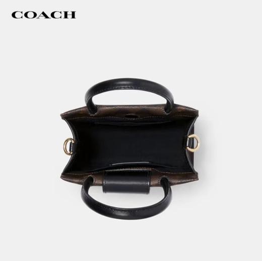 【经典琴谱包】COACH蔻驰MINI CALLY老花单肩斜挎手提包琴谱包 香港直邮 送礼盒礼袋 清关约7个工作日-w 商品图2