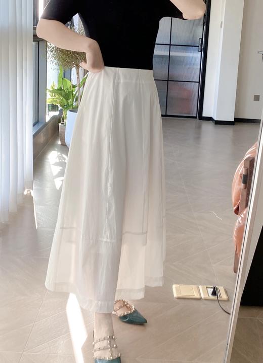 直发 巨显瘦！单一字领显瘦中袖针织衫+款八片立裁花苞裙液氨棉半身裙 商品图3