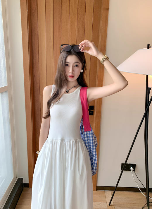 <曾小咸推荐>3.26现货秒杀 ！微信超特价！法式背心连衣裙 日常189.99 立减100 秒杀89.99！！ 商品图5