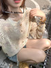 <曾小咸推荐>3.27现货秒杀 ！微信超特价！韩系亮片镂空长袖罩衫 日常119.99 立减60 秒杀59.99！！ 商品缩略图7