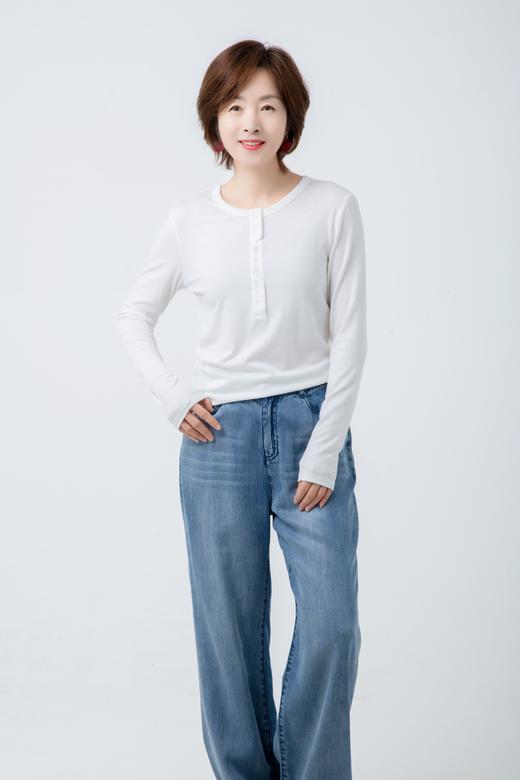 丝麻纽扣T 商品图1