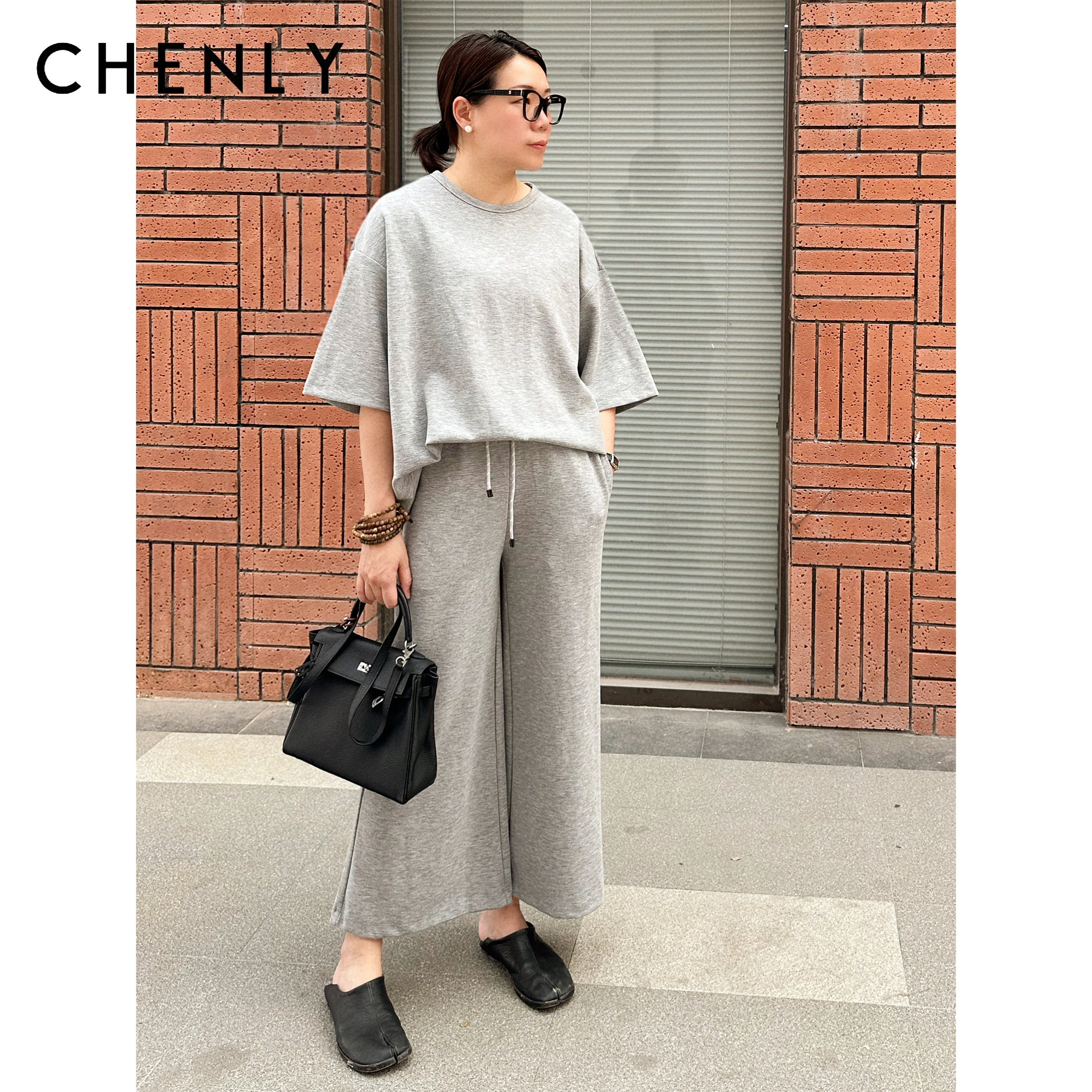 尘衣｜26SS ROW极简休闲阔型感短袖套装