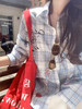 <曾小咸推荐>3.26现货秒杀 ！微信超特价！韩系涂鸦格子衬衫 日常169.99 立减90 秒杀79.99！！ 商品缩略图6