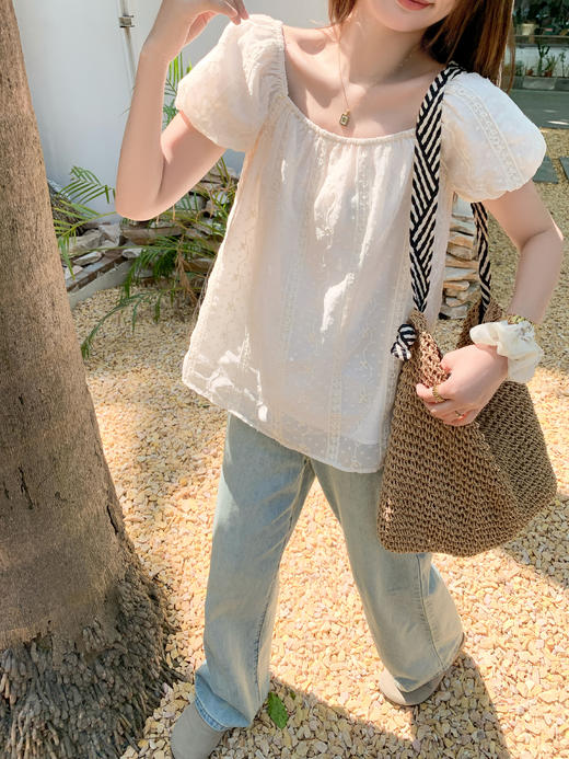 <曾小咸推荐>3.26现货秒杀 ！微信超特价！韩系泡泡袖衬衫 日常139.99 立减70 秒杀69.99！！ 商品图11