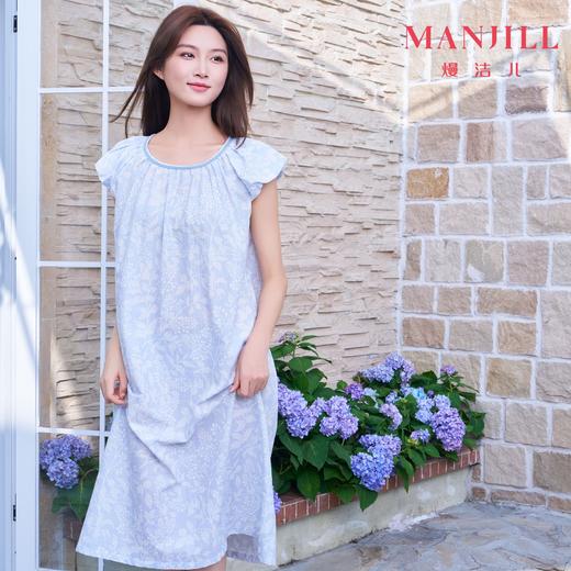 【商场同款】熳洁儿 梭织棉连衣裙夏季家居服法式田园风26203010 商品图1