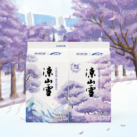 蓝花楹●季节限定 凉山雪蓝花楹500ml*6瓶组合装整箱整件 商品图1