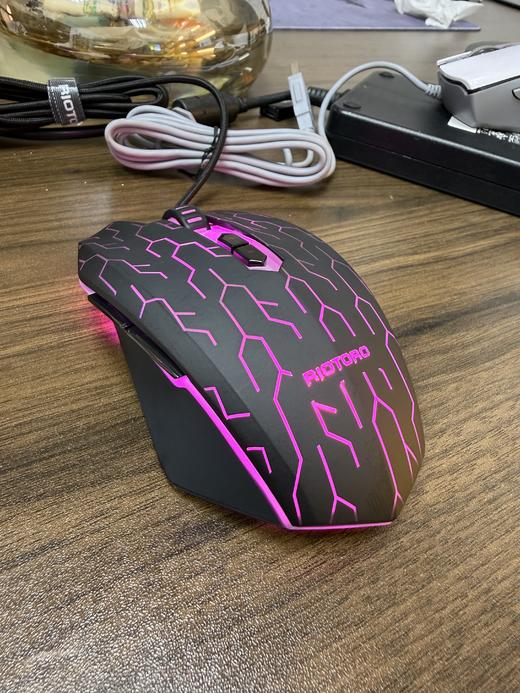 美国加州红火牛PAW3050电竞游戏鼠标 商品图1