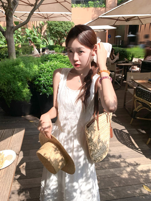 <曾小咸推荐>3.27现货秒杀 ！微信超特价！提花背心连衣裙 日常269.99 立减140 秒杀129.99！！ 商品图8