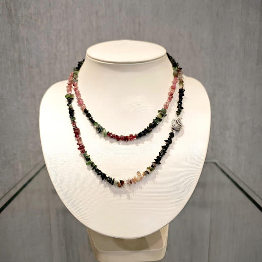 天然碧玺项链 商品图0