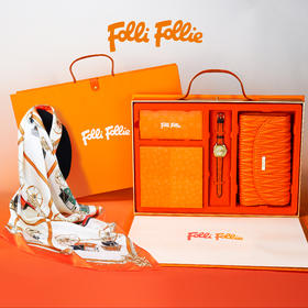 FolliFollie 丝巾礼盒套装 手表/包包/丝巾 优雅气质