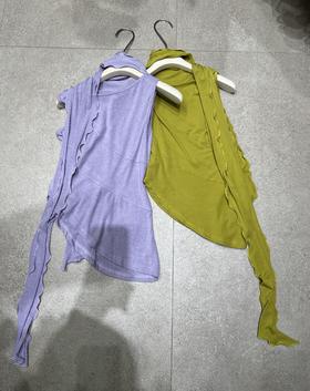 【门店同款】ENJOY秋季“光阴序语”不规则斜边小衫 164943566