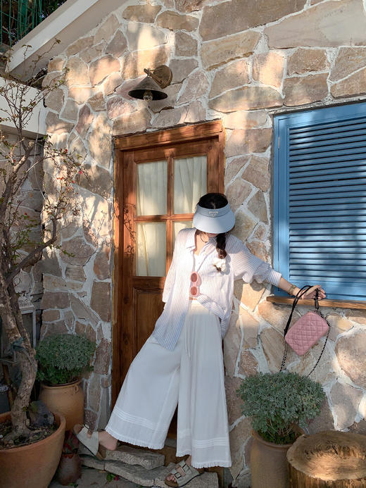 <曾小咸推荐>3.26现货秒杀 ！微信超特价！韩系条纹刺绣衬衫 日常169.99 立减90 秒杀79.99！！ 商品图14