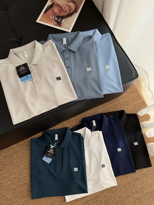 小树家男士经典冰感速干Polo衫 商品图6