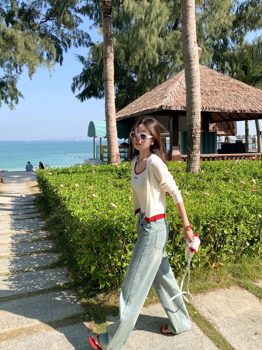 <曾小咸推荐>3.27现货秒杀 ！微信超特价！撞色针织开衫 日常139.99 立减80 秒杀59.99！！ 商品图8