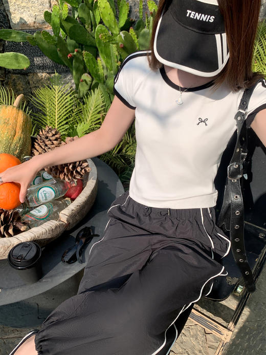 <曾小咸推荐>3.27现货秒杀 ！微信超特价！蝴蝶结绣花短袖T恤 日常99.99 立减40 秒杀59.99！！ 商品图10