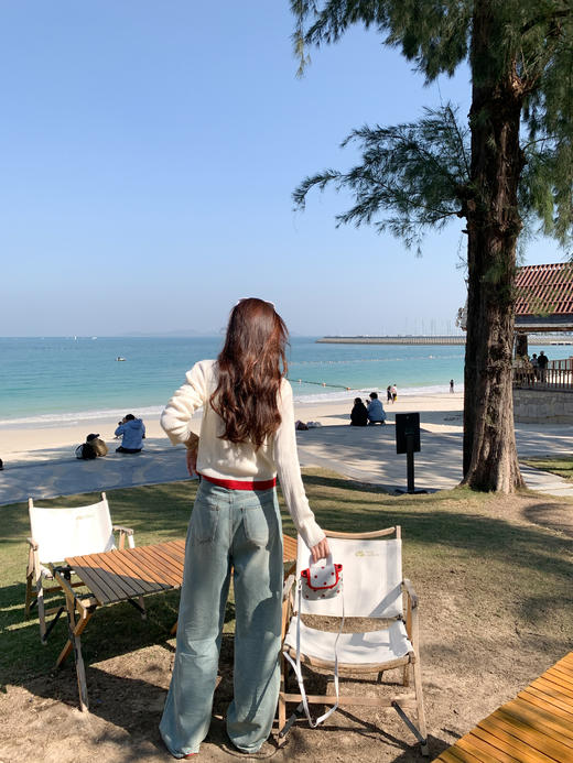 <曾小咸推荐>3.27现货秒杀 ！微信超特价！撞色针织开衫 日常139.99 立减80 秒杀59.99！！ 商品图7