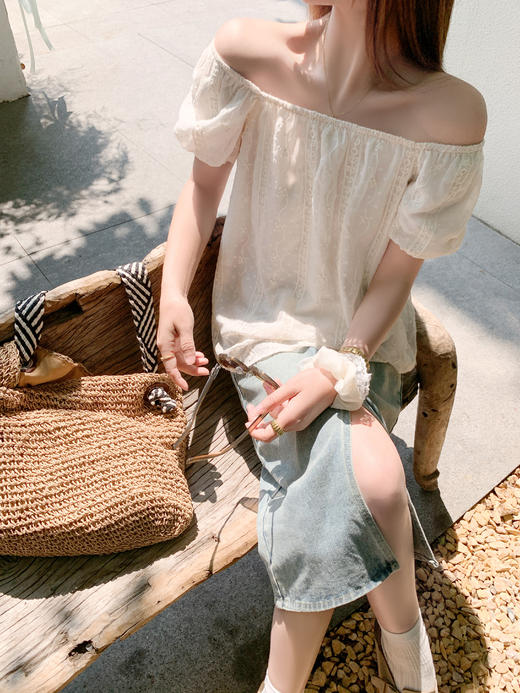 <曾小咸推荐>3.26现货秒杀 ！微信超特价！韩系泡泡袖衬衫 日常139.99 立减70 秒杀69.99！！ 商品图8