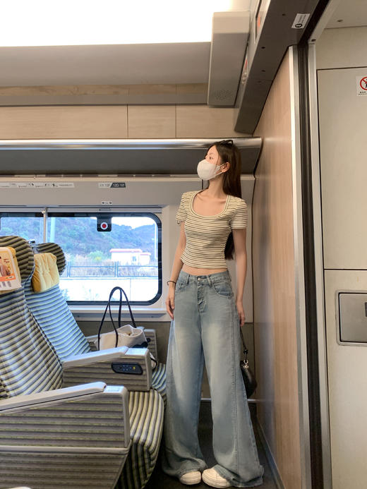 <曾小咸推荐>3.26现货秒杀 ！微信超特价！垂感天丝高腰牛仔裤 日常189.99 立减100 秒杀89.99！！ 商品图5