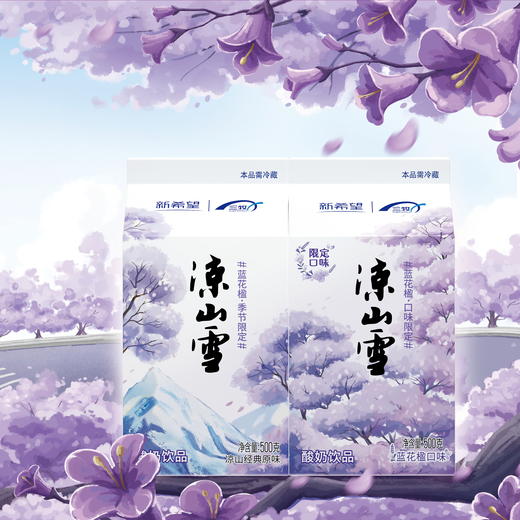 蓝花楹●季节限定 凉山雪蓝花楹500ml*6瓶组合装整箱整件 商品图0