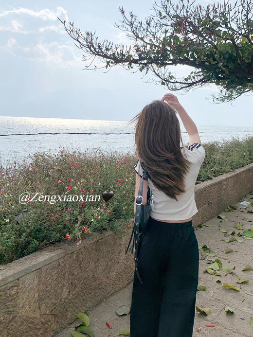 <曾小咸推荐>3.27现货秒杀 ！微信超特价！蝴蝶结绣花短袖T恤 日常99.99 立减40 秒杀59.99！！ 商品图9