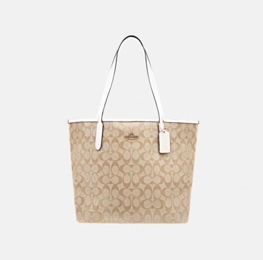 【经典爆款 通勤神器】COACH/蔻驰 City33女士通勤大号老花单肩手提托特包 香港直邮 送礼盒礼袋 清关约7个工作日-w 商品图1