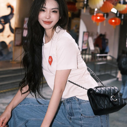 【新品上新 明星同款】COACH/蔻驰 香港直邮 女士菱格纹绗缝 TABBY 26号单肩包斜挎包 CP149/CP150 香港直邮 送礼盒礼袋 清关约7个工作日-w 商品图6