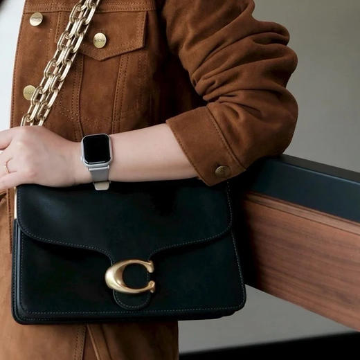 【明星同款】COACH/蔻驰 CHAIN TABBY 35号粗链条单肩包斜挎包 CAF51/CAF52 香港直邮 送礼盒礼袋 清关约7个工作日-w 商品图7